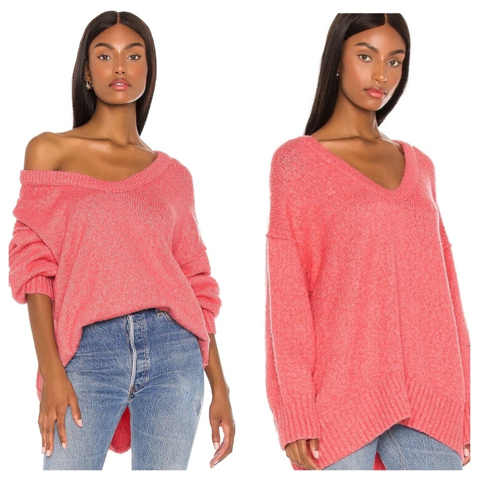 Free people black sweater 2025
