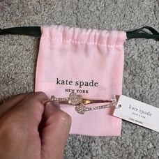 Kate Spade Yours Truly Pave Open Hinge Cuff