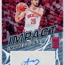 2022-23 Panini Donruss Elite Impact Impressions ALPEREN SENGUN AUTO Autograph