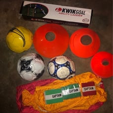 Soccer Balls Agility Ladder Coaching Kit