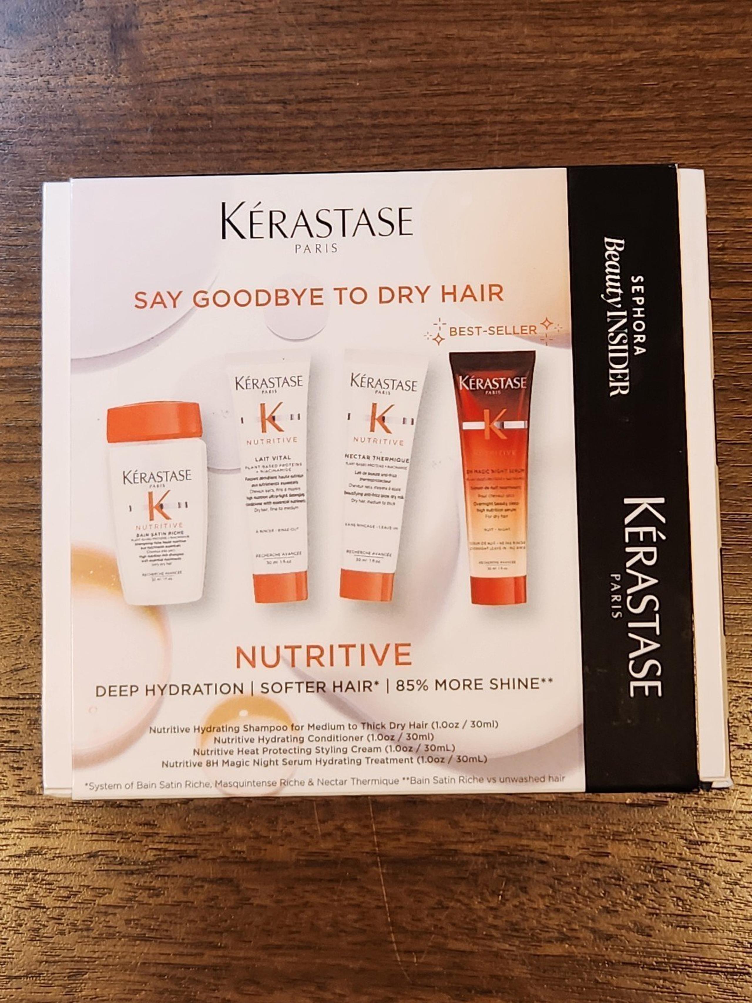 Kerastase Nutritive Shampoo & Conditioner & 8H Magic & Styling 1oz Each Set