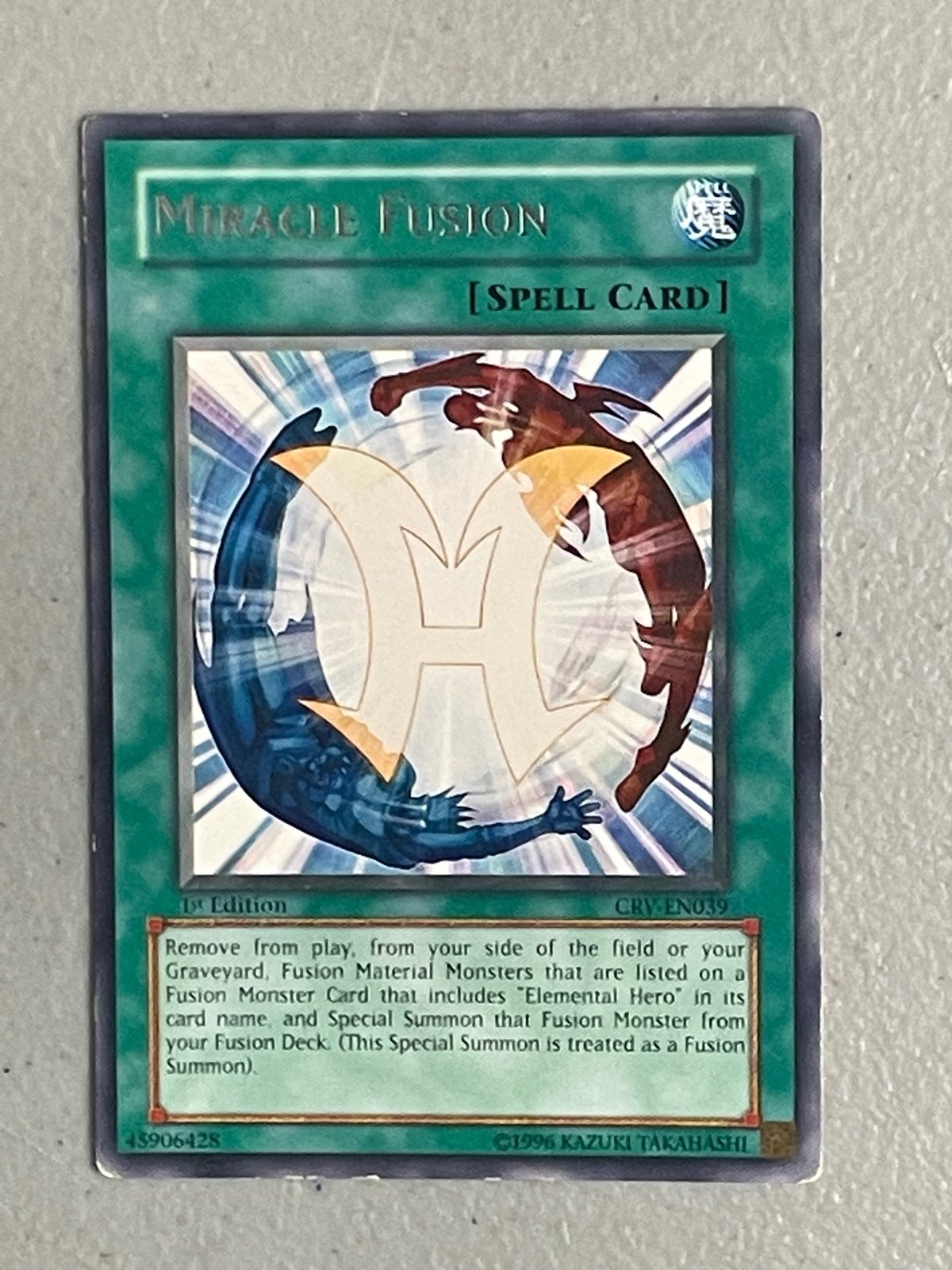 Yu-Gi-Oh: Miracle Fusion CRV-EN039 (Konami, 1996)