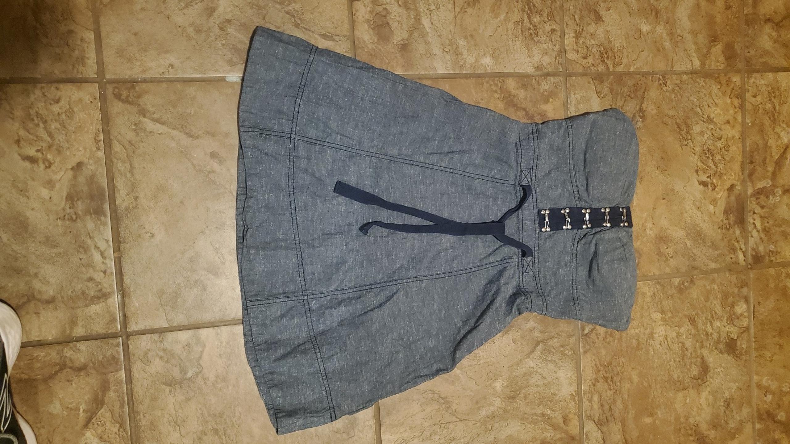 Vintage  denim Guess strapless dress