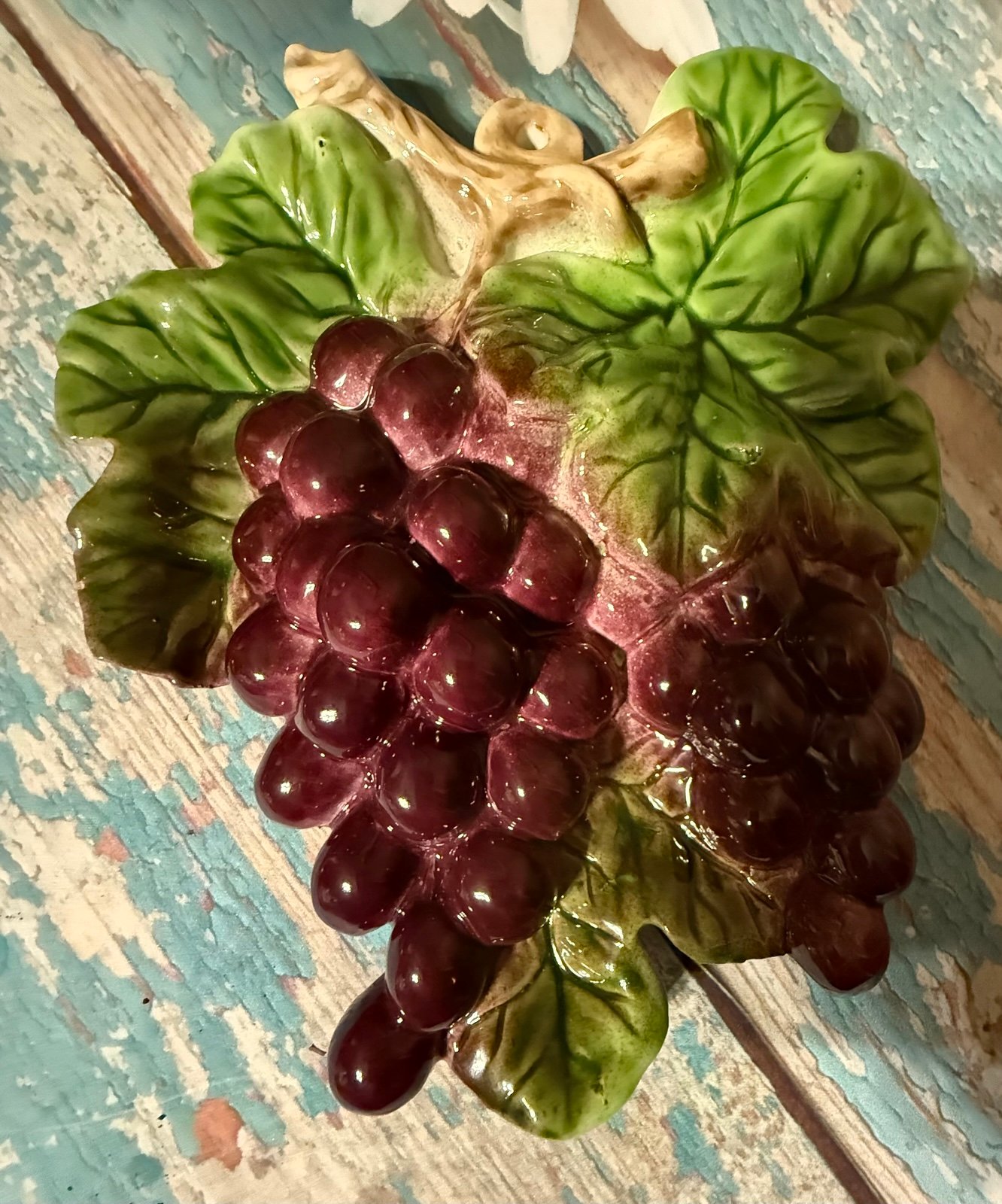 VTG Italian MAJOLICA Grapes