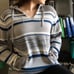 Comfortable Unisex Grey Sweater Size M