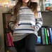 Comfortable Unisex Grey Sweater Size M