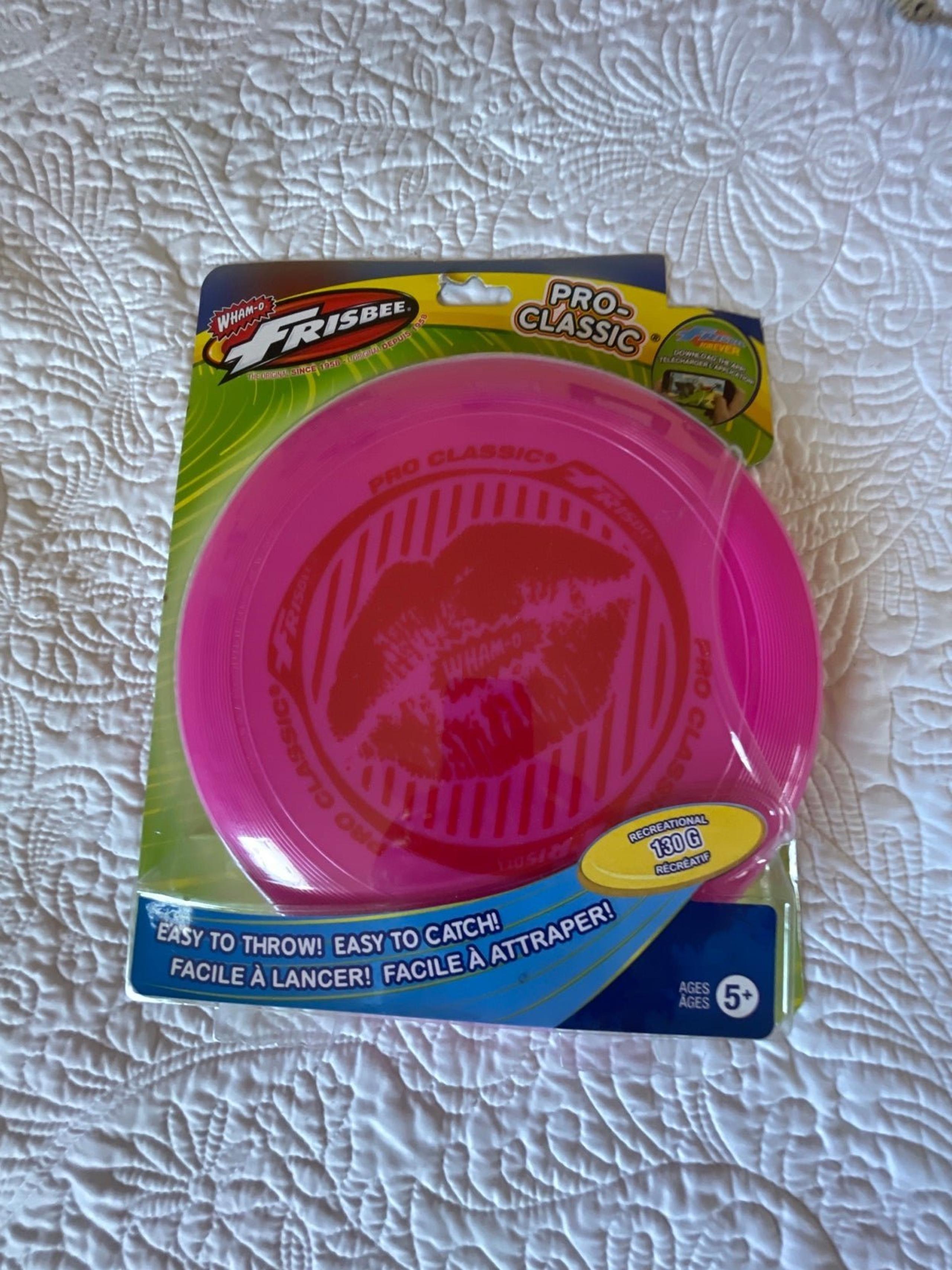 New WHAMO frisbee pro classic lips pink bubblegum Barbie color