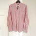 J. Crew Seersuck White Red Classic Stripe Button Down Collar Shirt XL NEW Cotton