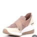 MICHAEL MICHAEL KORS GEENA SLIP ON TRAINER ( COLOR: FAWN ) SIZE:8