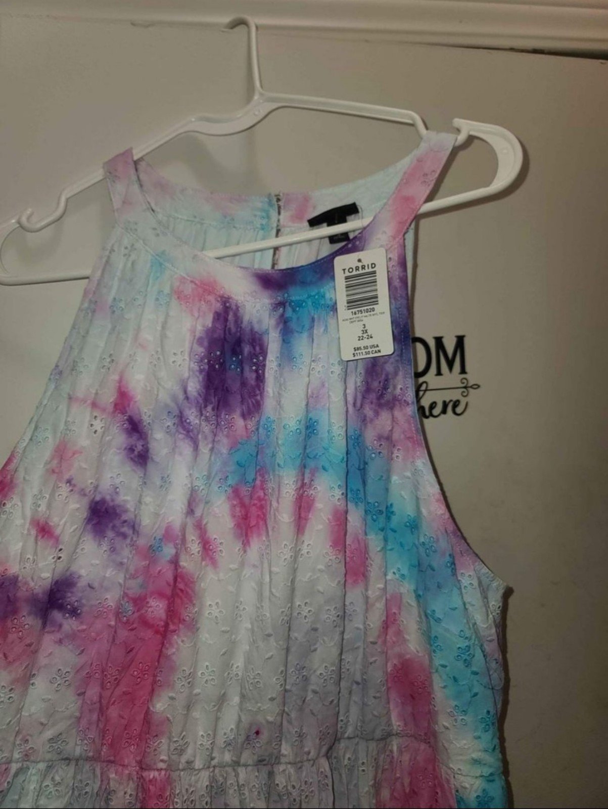 Size 3 Torrid Tie Dyed Dress