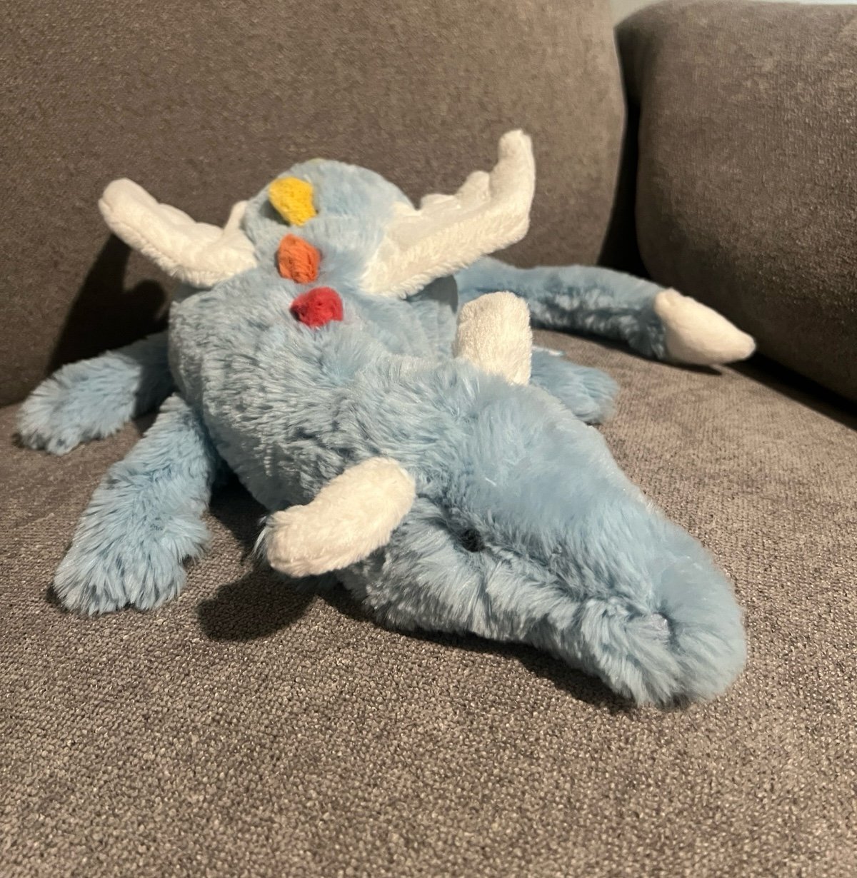 Jellycat NWT LARGE Sky Dragon Hard To Find includes a Jellycat bag