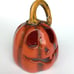 Ceramic Halloween pumpkin, Tealight holder pumpkin, Halloween decoration, Funny