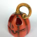 Ceramic Halloween pumpkin, Tealight holder pumpkin, Halloween decoration, Funny