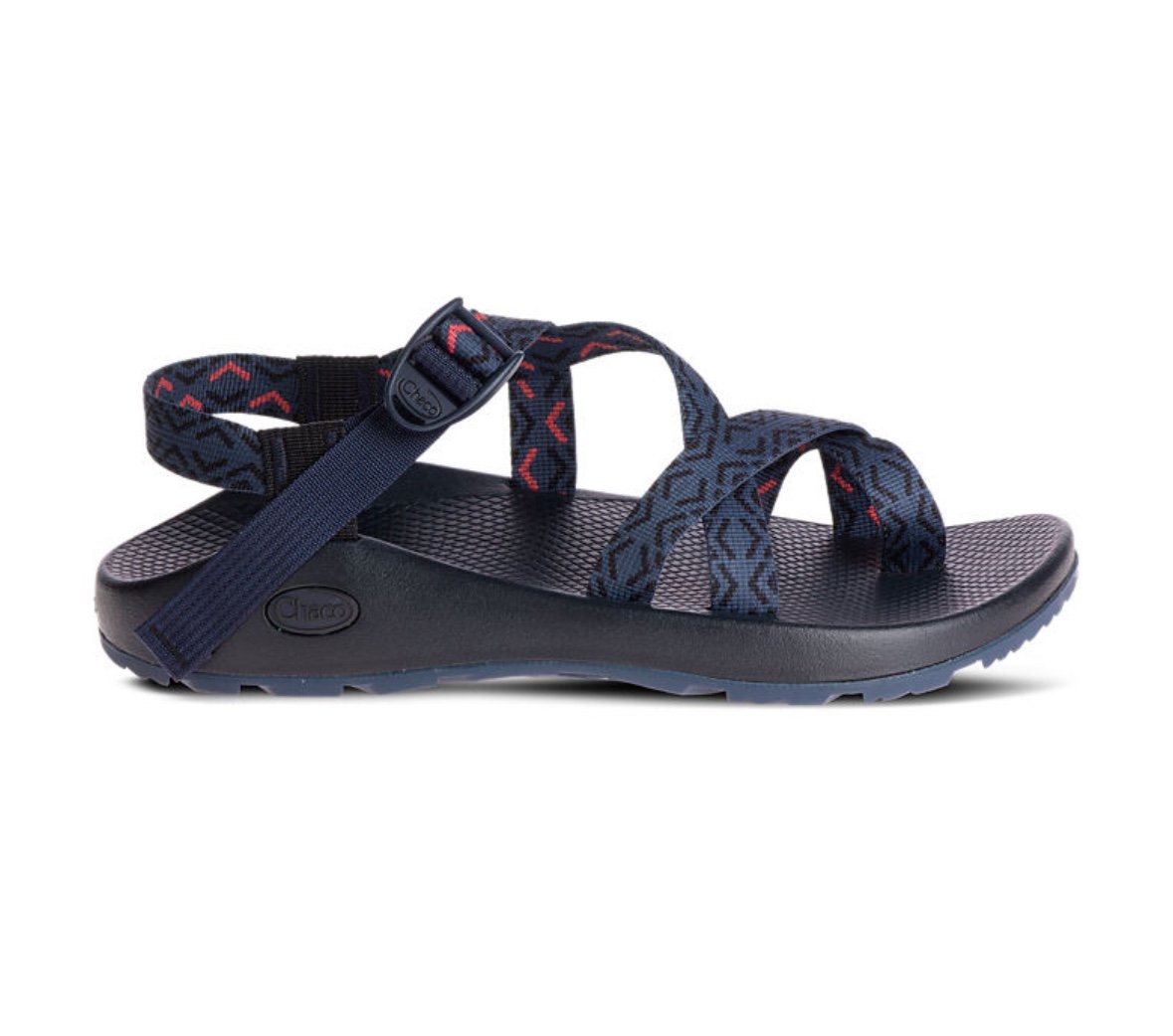 Chaco Z Cloud 2 Men's Size 13 Navy Blue Print Strappy Sandals Outdoor Hiking NEW