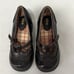 TKS Vintage Kids Girls Mary Jane Platform Chunky Heels Shoes Y2K Brown size 12