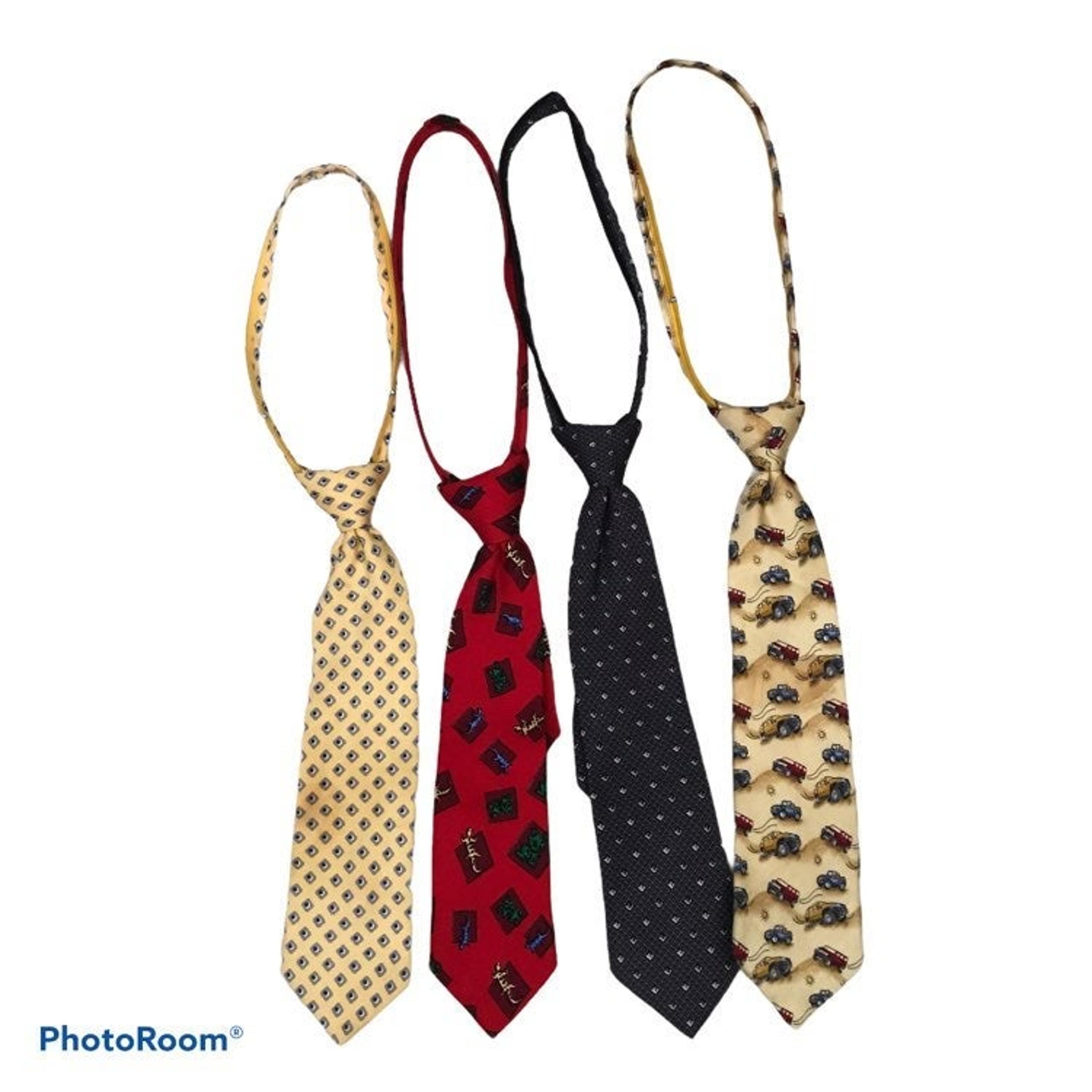 4 Boys Silk Adjustable Ties