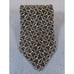 Paolo Gucci Men's 100% Silk Necktie Italy Designer Gold Link All Over 61x3.75