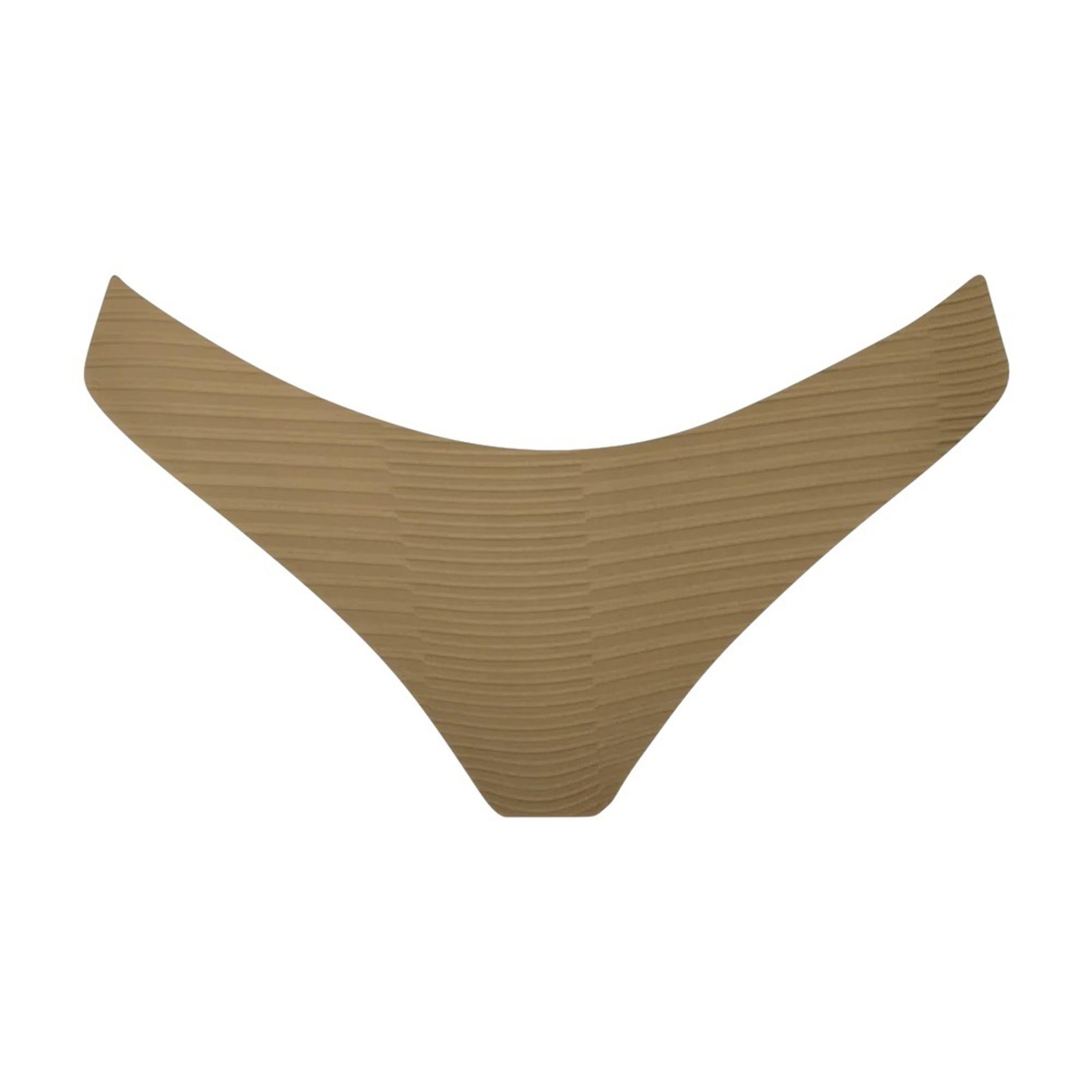 Acacia HO'OKIPA Bikini Bottom - Palm Dual Ribbed - Cheeky Brazilian Cut