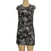 LOVE MOSCHINO Dress Mini Gray Floral Daisy Sleeveless Cotton Round Neck 2 US