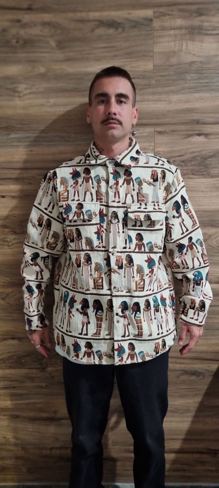 Eyptian pattern Jacket for Men