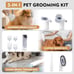 Dog Grooming Vacuum & Pet Grooming Kit with 2.3L Capacity Larger Pet Hair Dust C