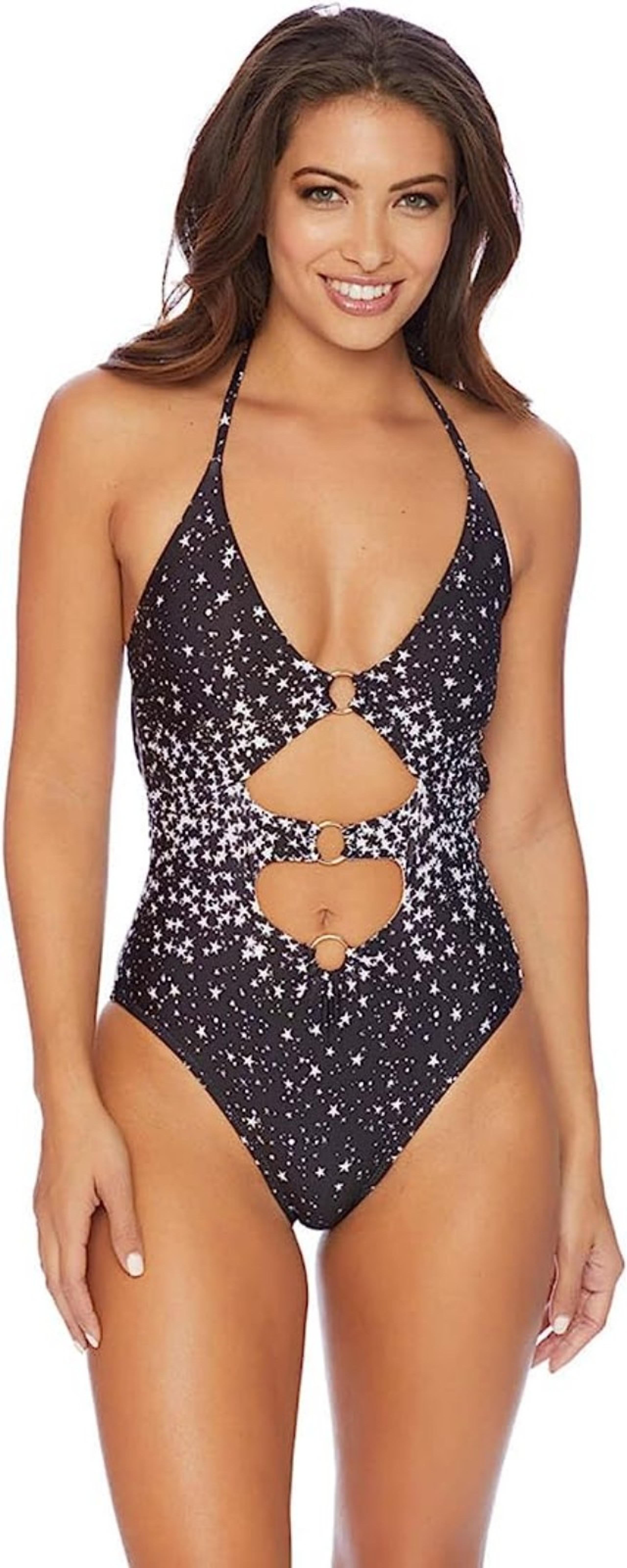 Women's Star Girl Halter One Piece Swimsuit XS