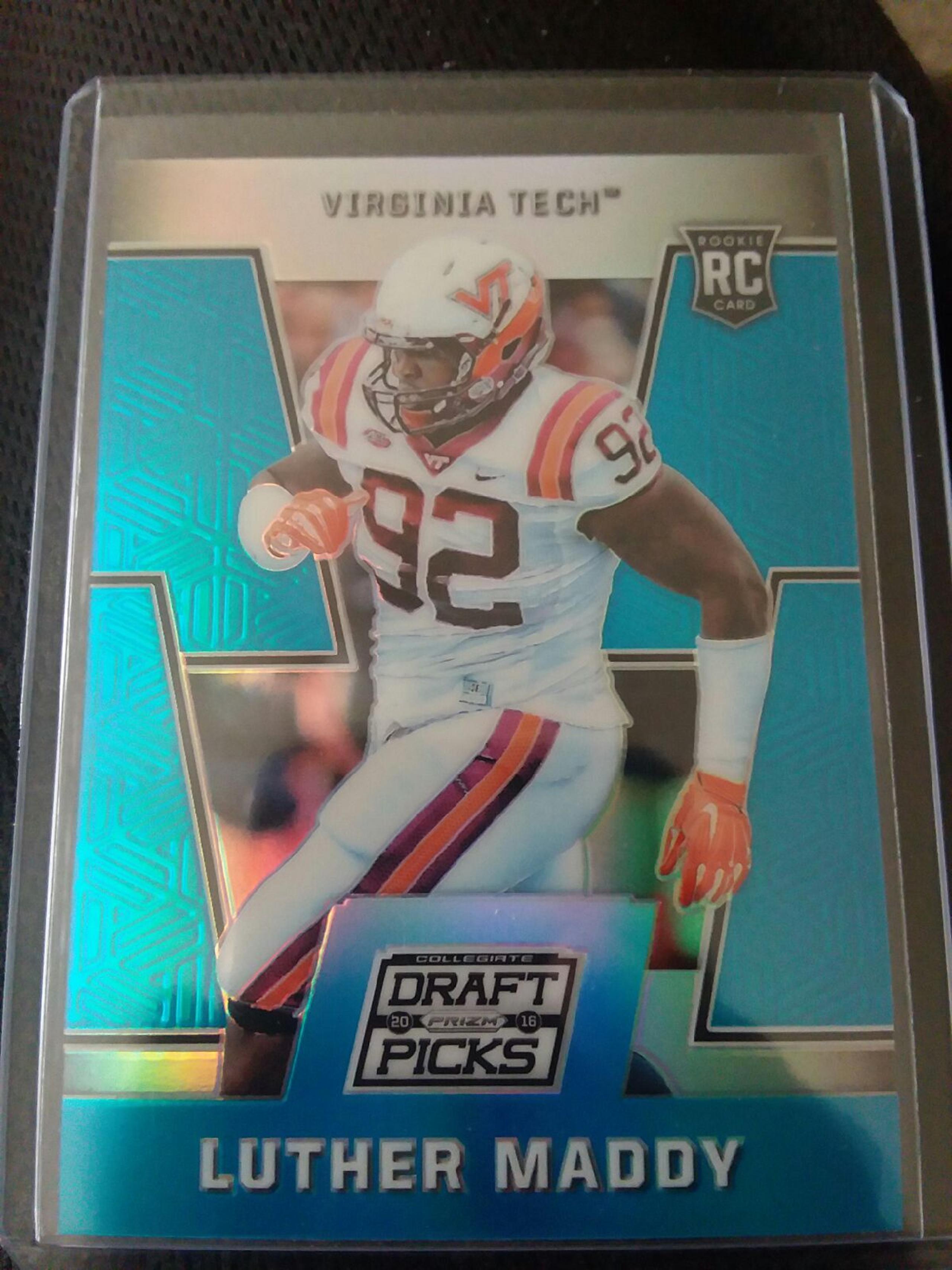 2016 BC Lions Luther Maddy RC SP blue