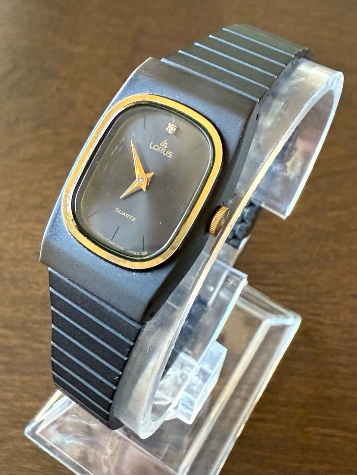 Mat Black Lorus By Seiko Ladies Quartz Watch