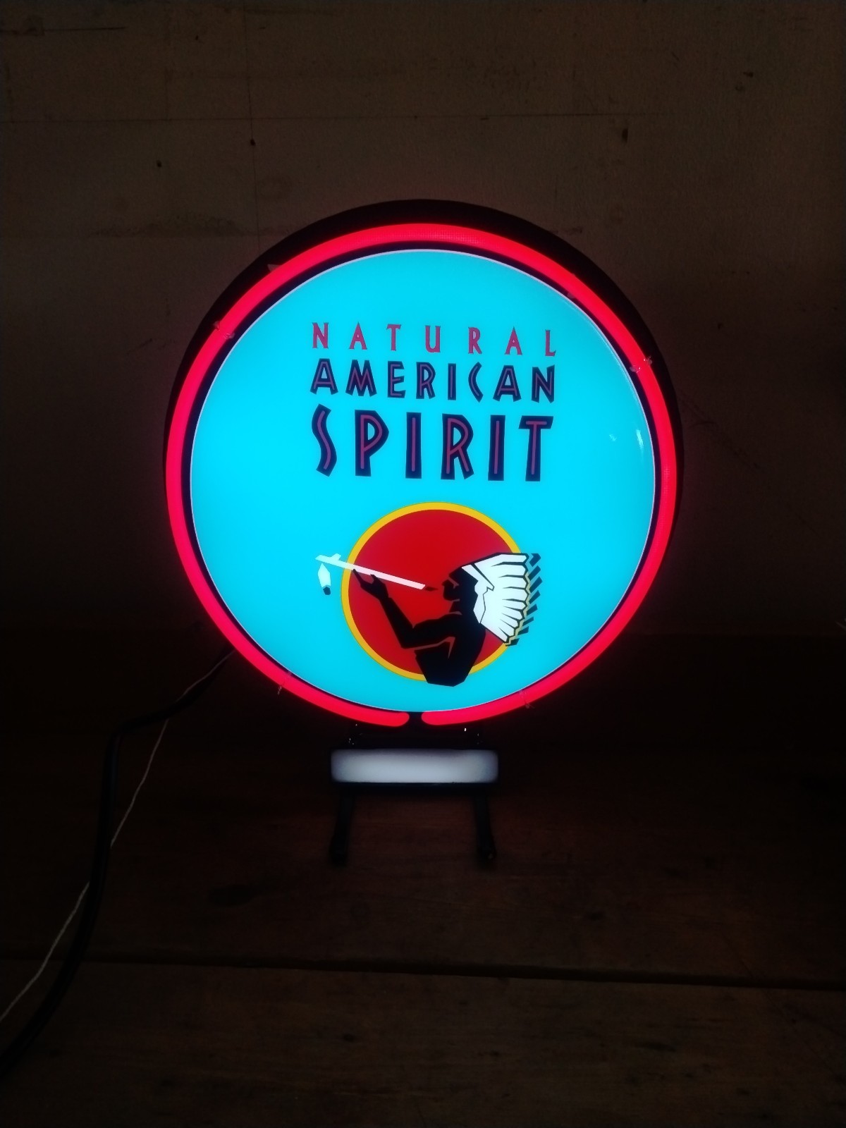 Spirit cigarette neon sign