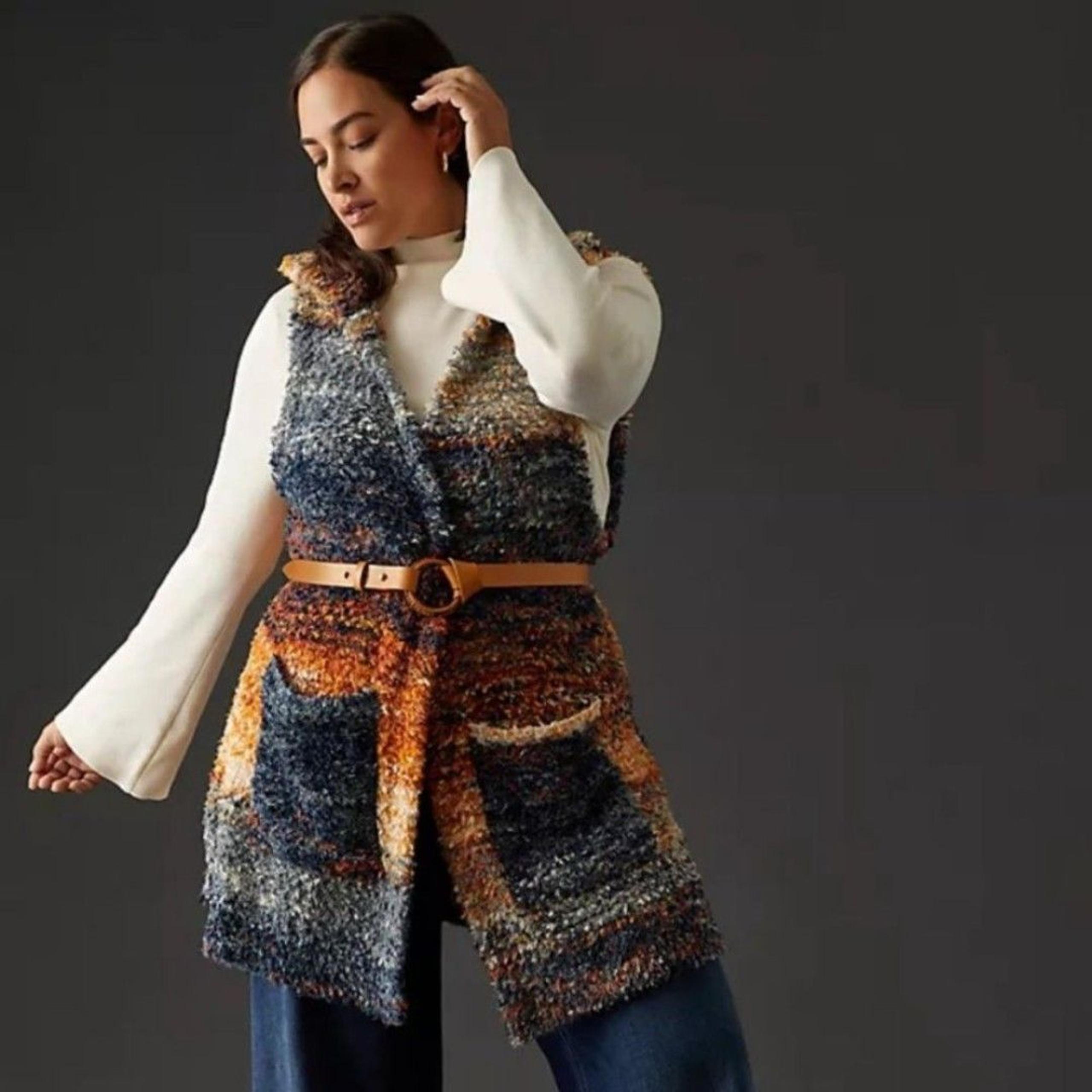 Pilcro Anthropologie Spacedye Sweater Vest