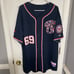 Washington Nationals Game Issued Autographed #69 AJ Cole Blue Jersey