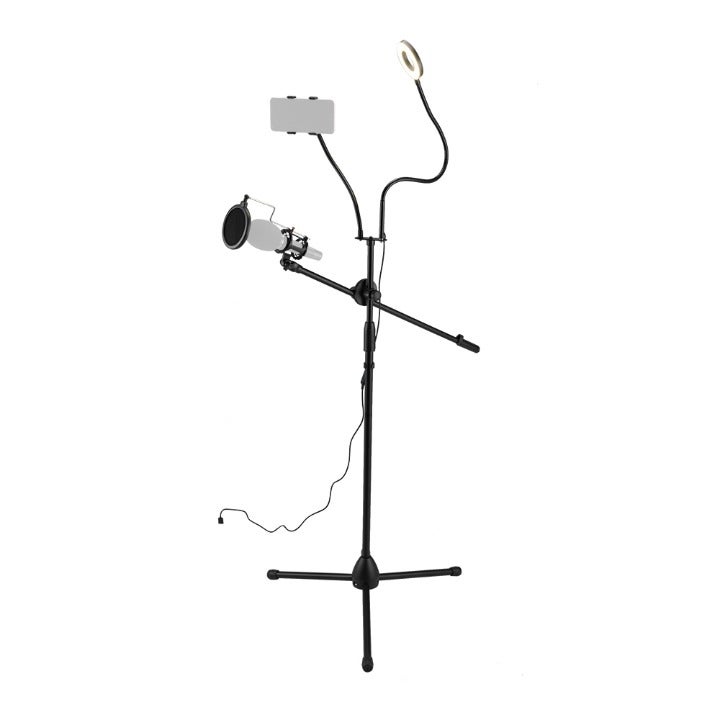 3.5 Selfie Ring Light with Tripod Stand & Cell Phone Holder & Mic stand