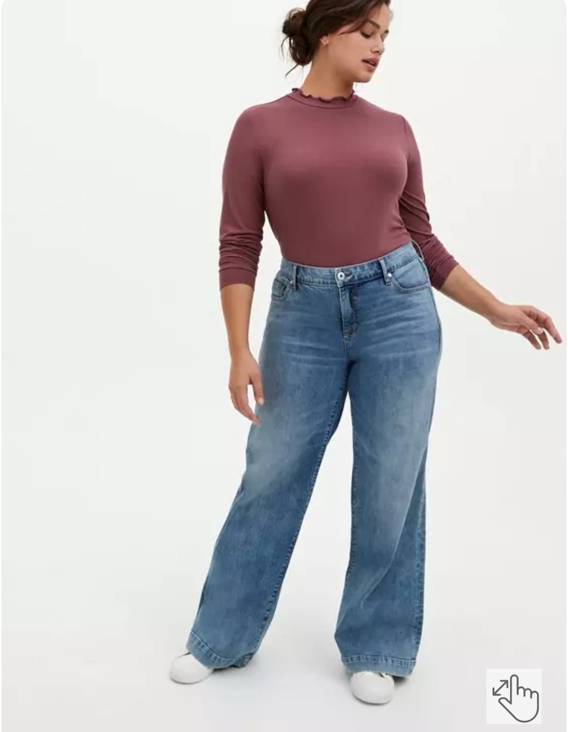 TORRID Wide Leg Vintage Stretch High-Rise Jean Size 18R