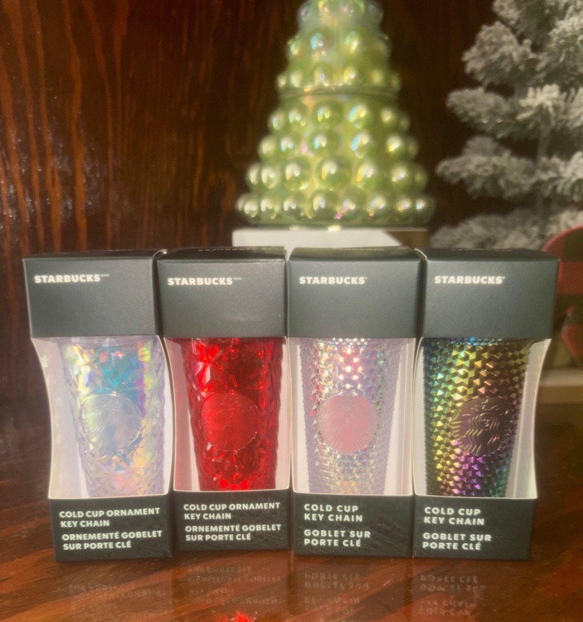 STARBUCKS ORNAMENTS Studded & Jeweled