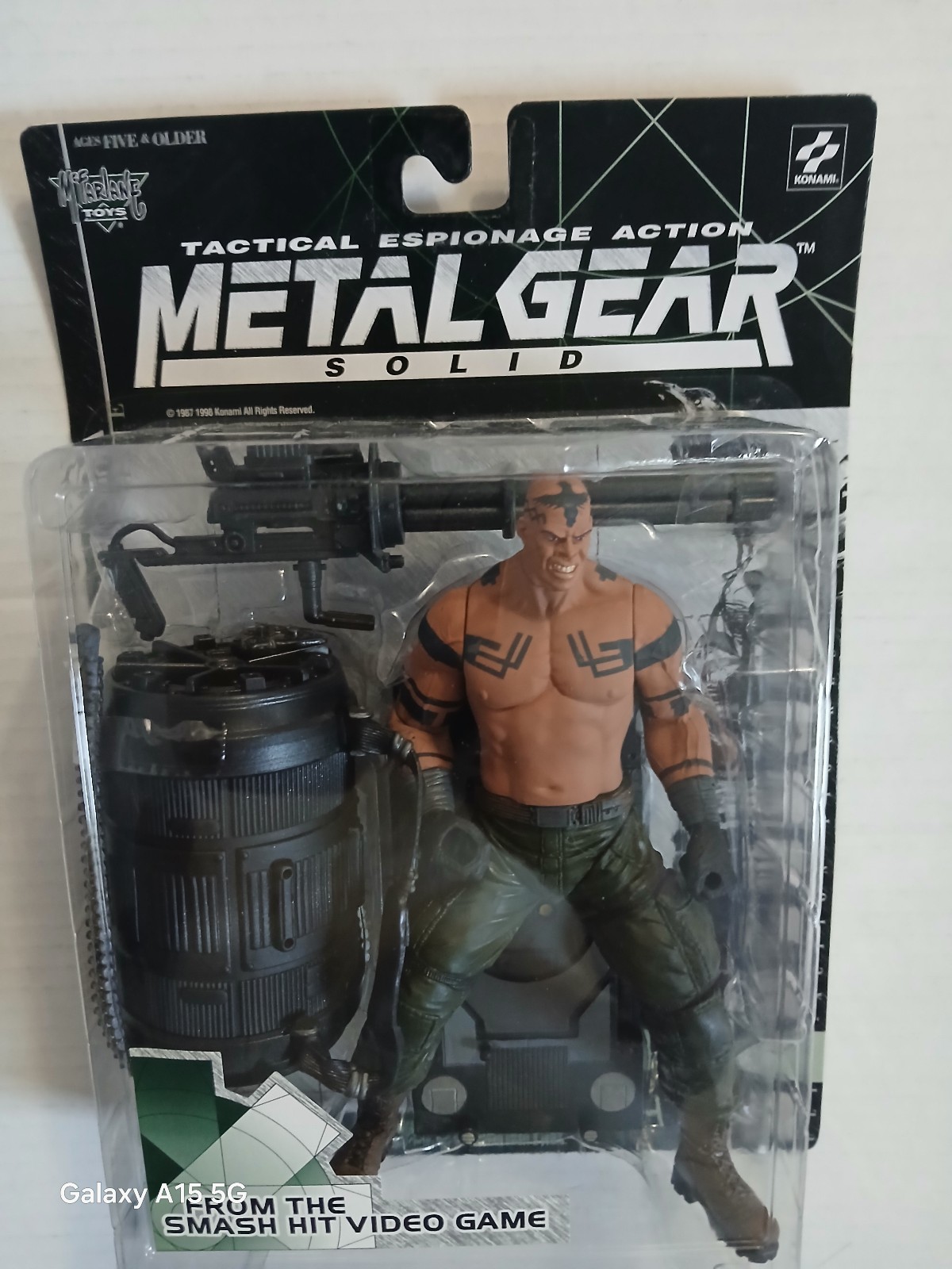 Metal Gear Solid Vulcan Raven action figure.