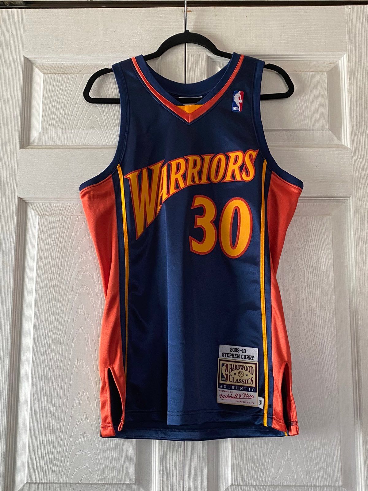 Authentic Stephen Curry Mitchell and Ness 2009 2010 Warriors Jersey Jerseys
