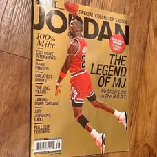 Slam Magazine The Legend of MJ Gold Poster .. RARE