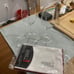 2 x Riedel White Wine Glasses with polishing cloth