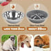 Dog Feeder with 2 Stainless Steel Bowls &1 Slow Feeder Dog Bowls, 5 Heights.