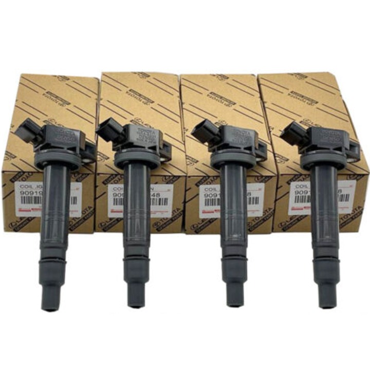 NEW Set of 4 Ignition Coils For 2003-2020 Toyota & Lexus I4 V6 V8, 90919-02248