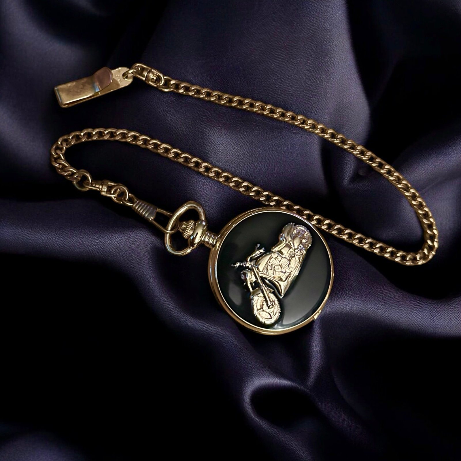 Vintage Embassy by Gruen motorcycle pocket watch