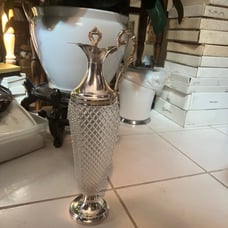 Vintage Pedee glass Italian Caraf