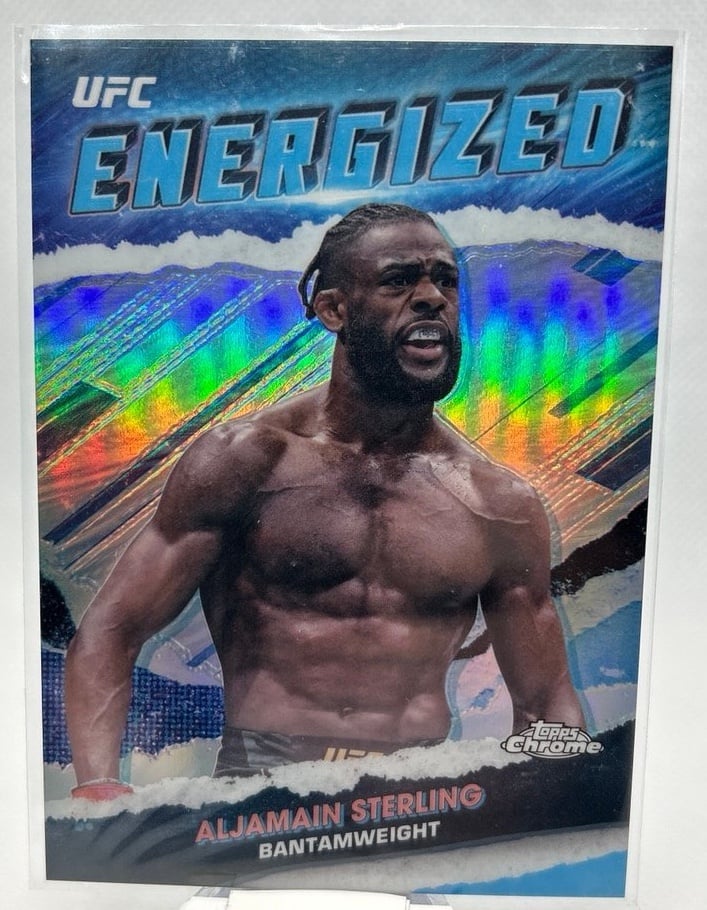 2024 Topps UFC Aljamain Sterling Energized case hit