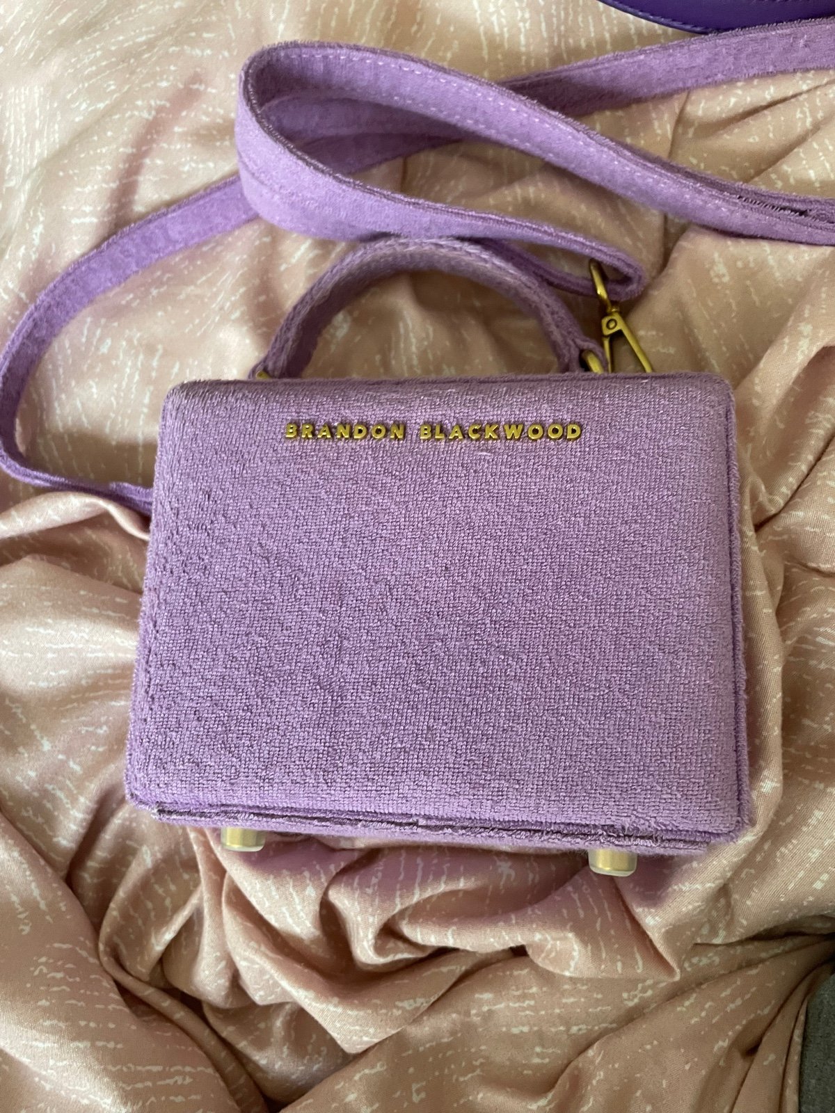 brandon blackwood mini trunk bag