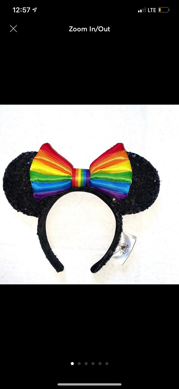 Disney pride bundle ears and hat
