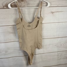 Nude Sleeveless Thong Compression Garment Size S/M