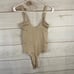 Nude Sleeveless Thong Compression Garment Size S/M