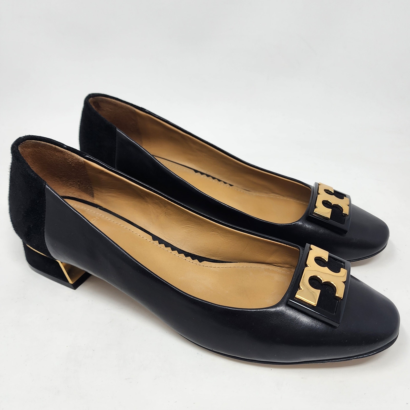 Tory Burch GIGI ラウンドトゥフラットシューズ 黒