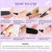 Saviland Builder Nail Gel Kit - Fiberglass Nail Extension Kit with Clear Pink