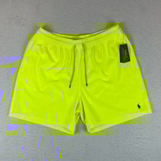 New NWT Mens Polo Ralph Lauren Yellow 6 Swim Trunks Suit Board Shorts Size XXL